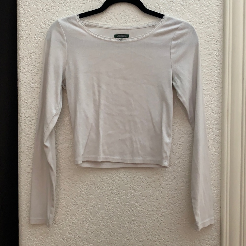 wild fable cropped long sleeve